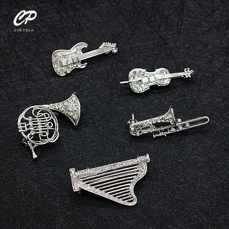Musical Instrument Images - Image strass Instrument de musique broche