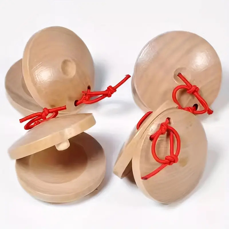 Castanet Flamenco - Castagnettes en bois, instrument de percussion