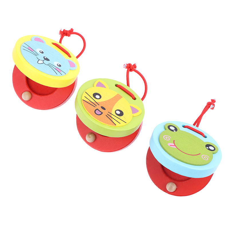 Musical Instrument Clapper - 1 pièce neuve : Castagnettes rondes