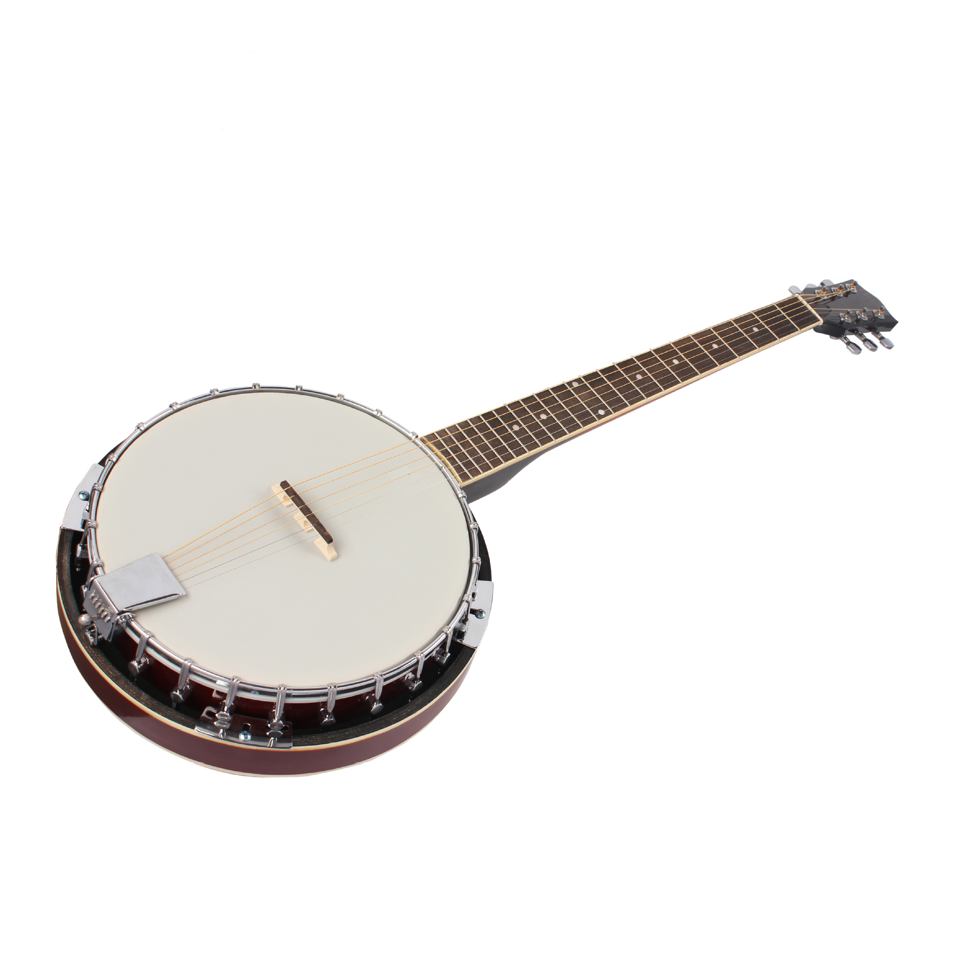Musical Instrument Banjo - Banjo à 6 cordes, en bois