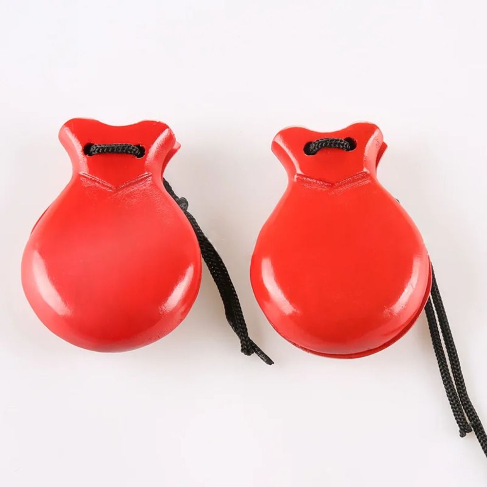 Castanet Flamenco - Castagnettes espagnoles en bois, traditionnelles, pour