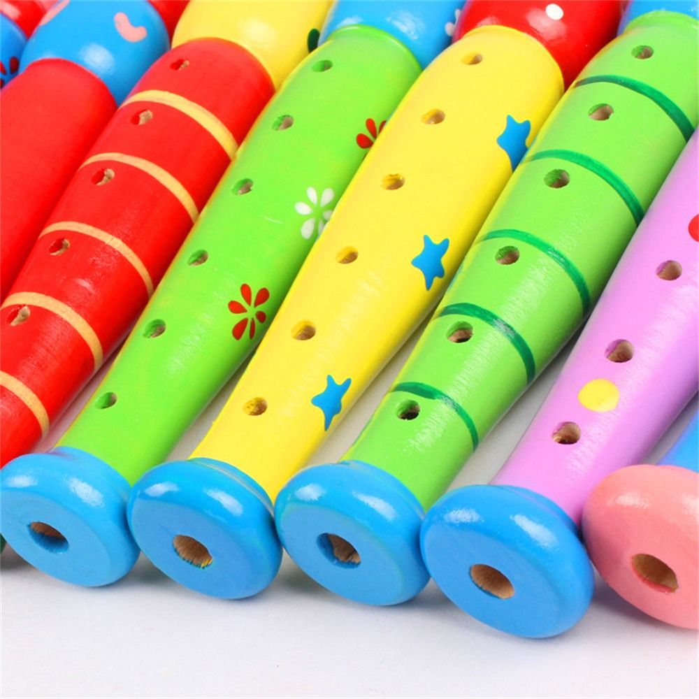 Flûte en bois colorée pour enf - Musical Instruments Cartoon avis et prix