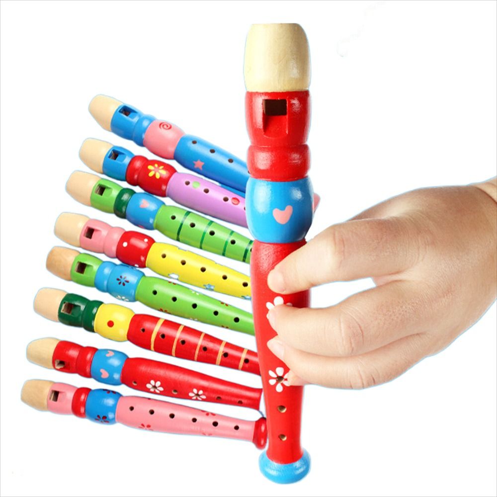 Flûte en bois colorée pour enf - Musical Instruments Cartoon avis et prix