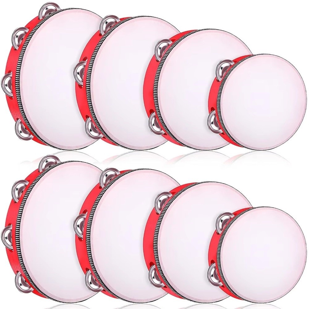 Tambourin à main en métal de 4 - Musical Instrument Kids avis et prix
