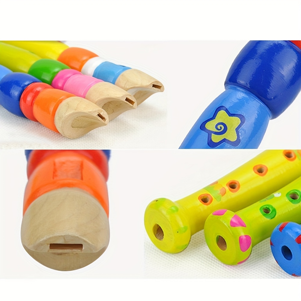 Flûte en bois à 6 trous, 1 piè - Musical Instruments Cartoon avis et prix
