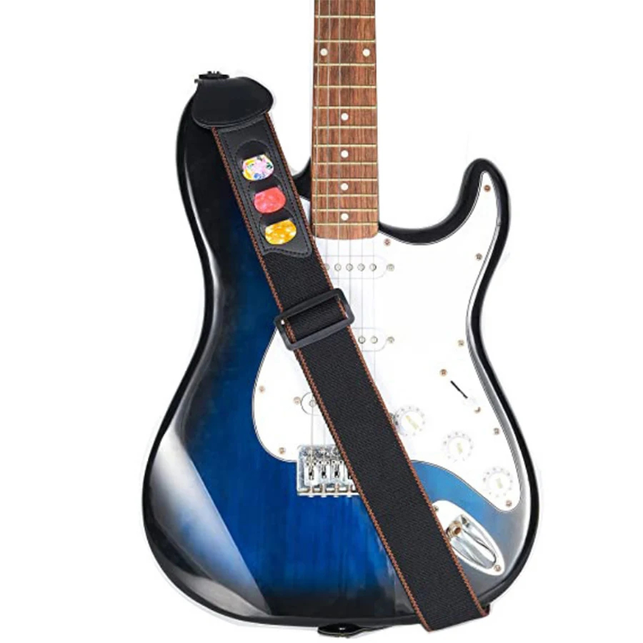 Sangle de guitare en cuir PU n - Musical Instrument Organ avis et prix