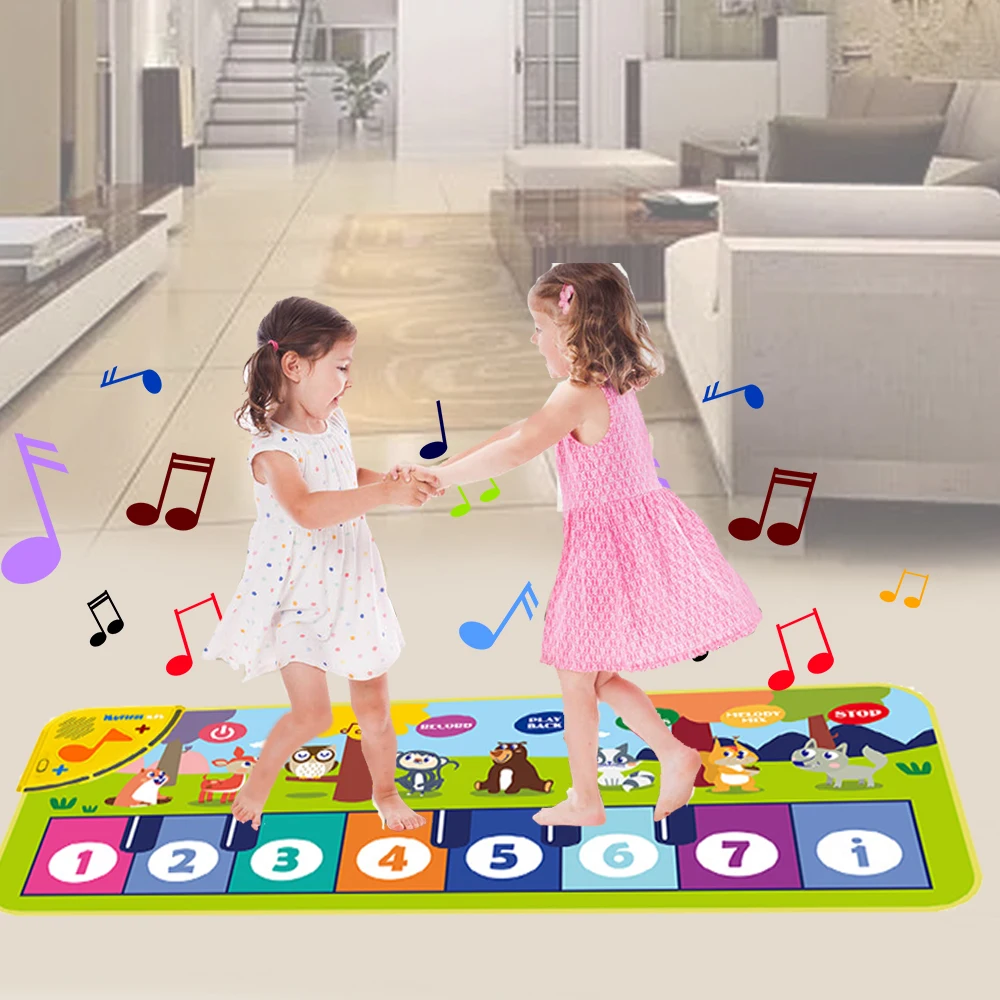 Tapis de Piano pour enfants en - Musical Instruments Cartoon avis et prix