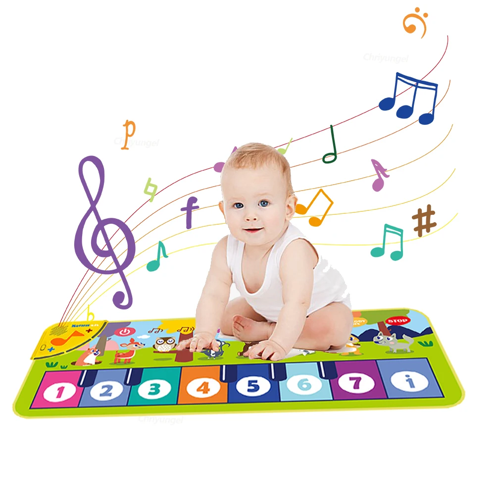 Tapis de Piano pour enfants en - Musical Instruments Cartoon avis et prix