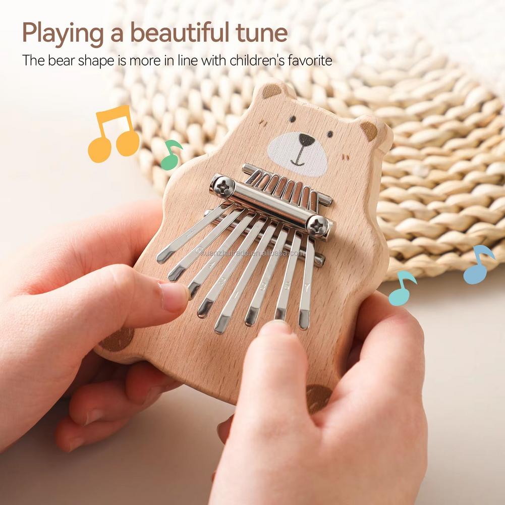 Mini Kalimba à 8 touches, pian - Musical Instruments Cartoon avis et prix