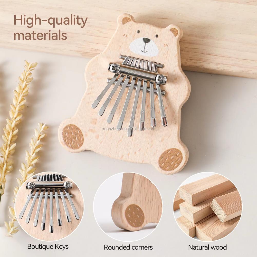 Mini Kalimba à 8 touches, pian - Musical Instruments Cartoon avis et prix