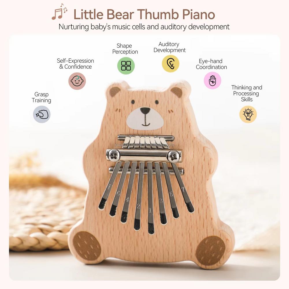 Mini Kalimba à 8 touches, pian - Musical Instruments Cartoon avis et prix