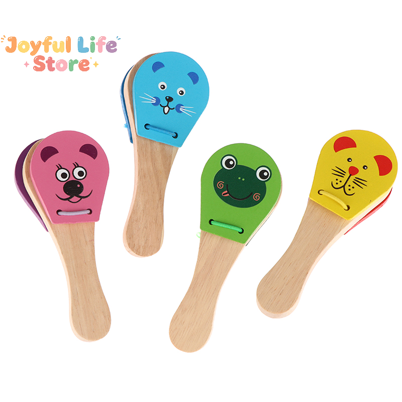 Castagnettes en bois de dessin - Musical Instruments Cartoon avis et prix