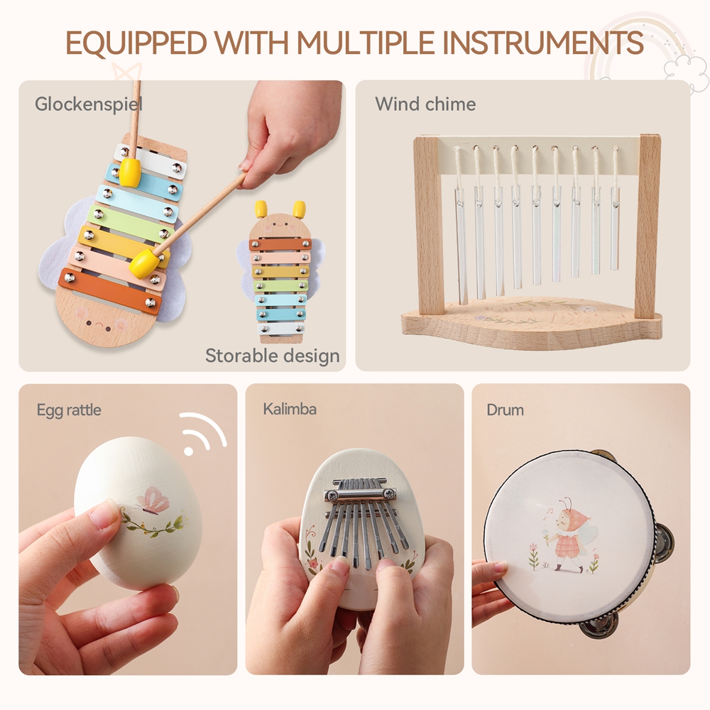 Jouets musicaux bébé en bois M - Musical Instrument Project avis et prix