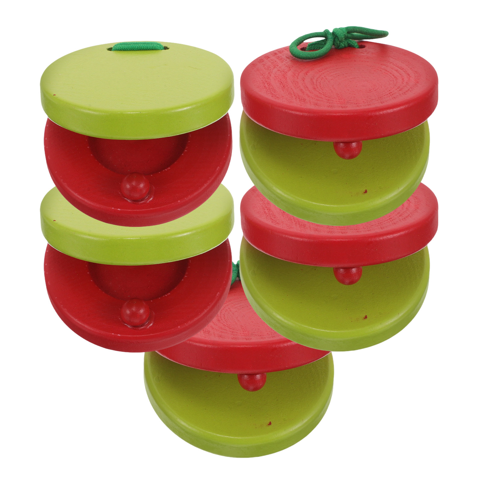 Castagnettes rondes en bois, 5 - Musical Instruments Cartoon avis et prix