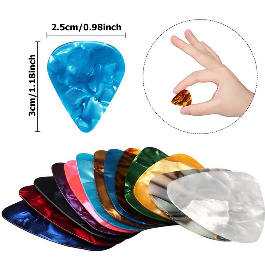 Boîte de 30 plectres de guitar - Musical Instrument Organ avis et prix