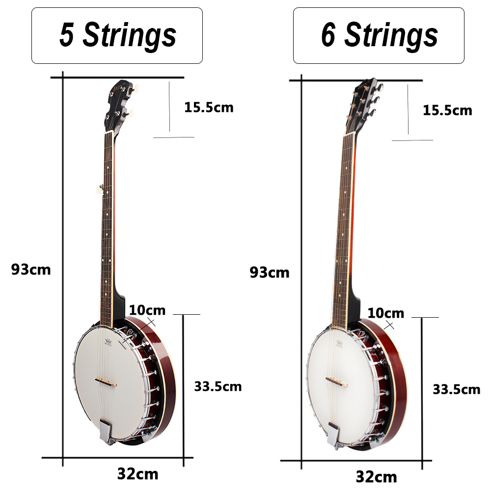 Banjo IRIN 5/6 cordes avec tou - Musical Instrument Banjo avis et prix