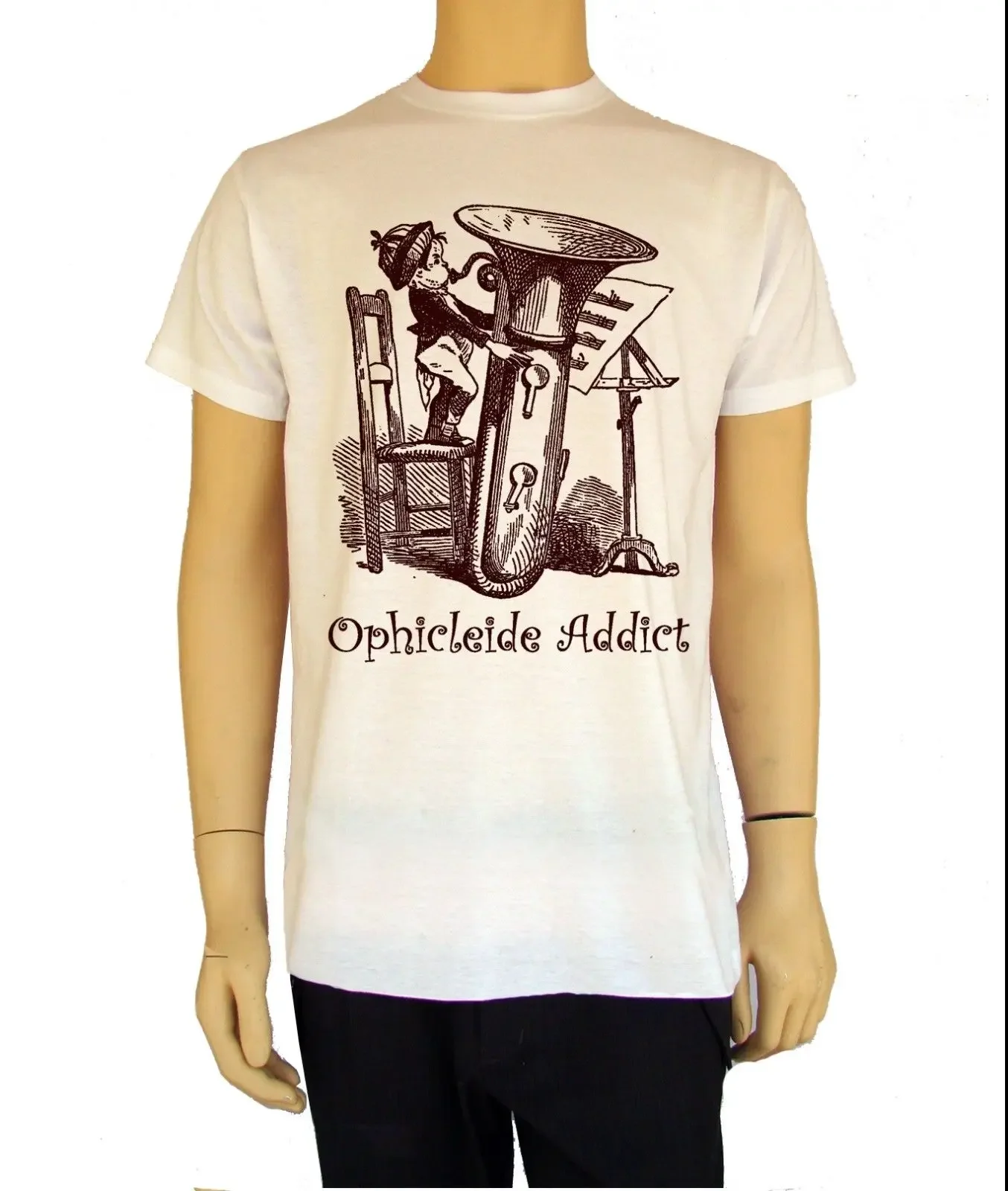 T-shirt graphique pour hommes, - Musical Instrument Images avis et prix