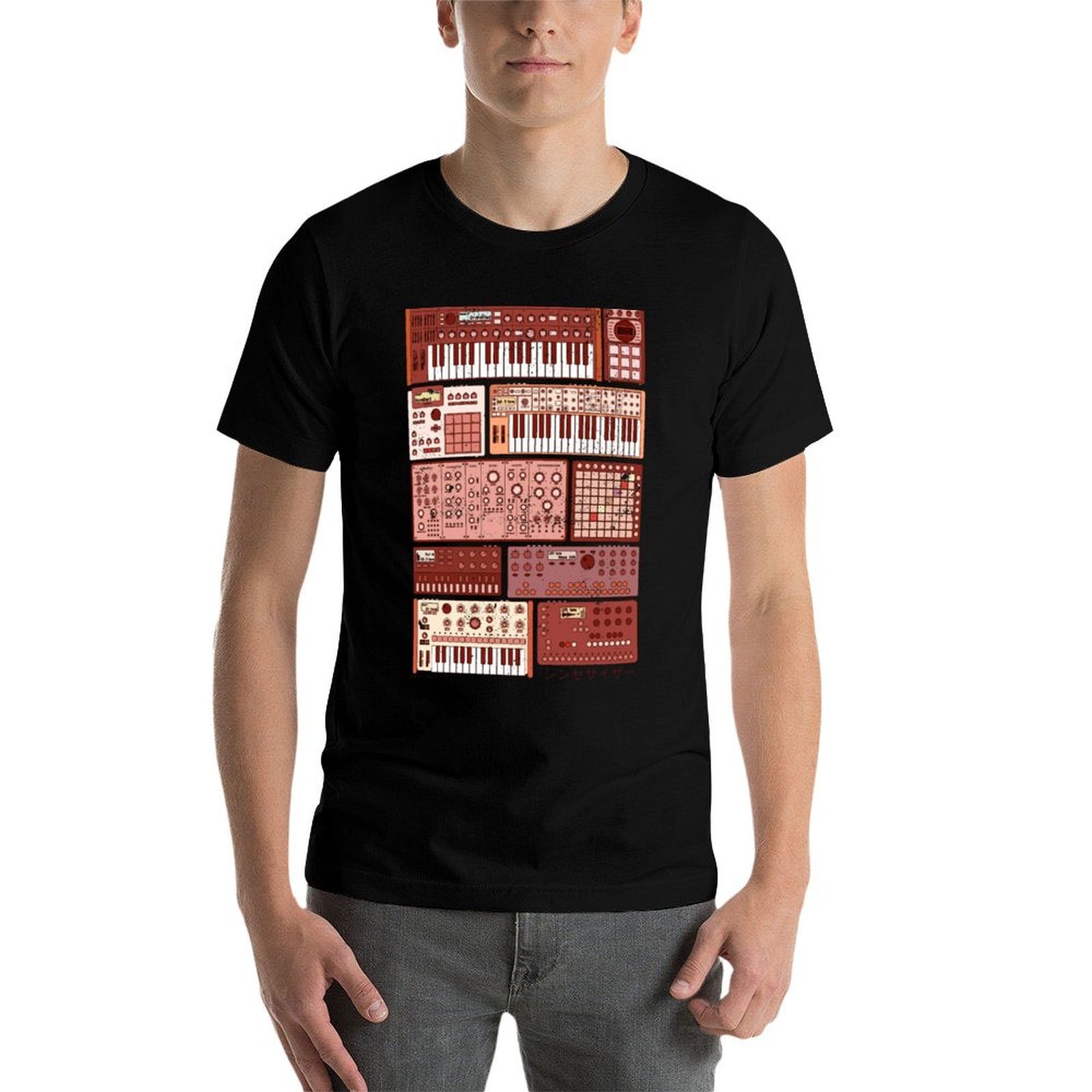 T-shirt décontracté résistant  - Musical Instrument Synthesizer avis et prix