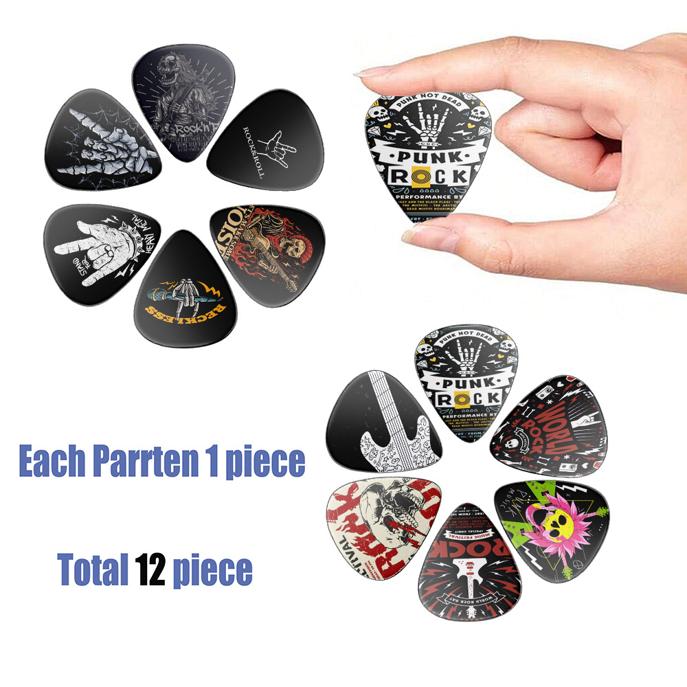 12 pièces plectres de guitare  - Musical Instrument Organ avis et prix