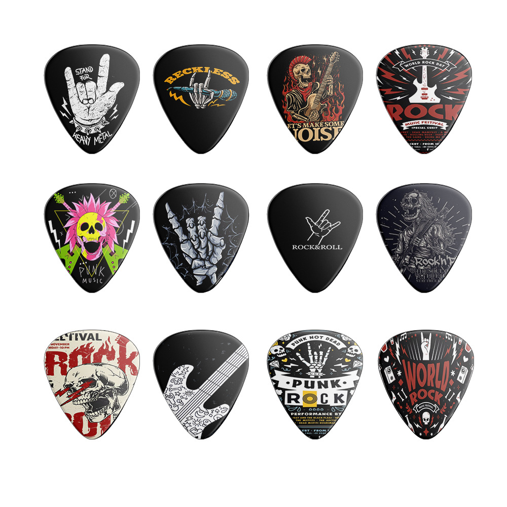 12 pièces plectres de guitare  - Musical Instrument Organ avis et prix