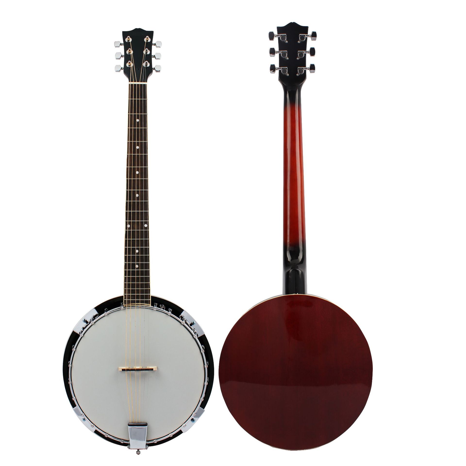 Banjo à 6 cordes, en bois natu - Musical Instrument Banjo avis et prix