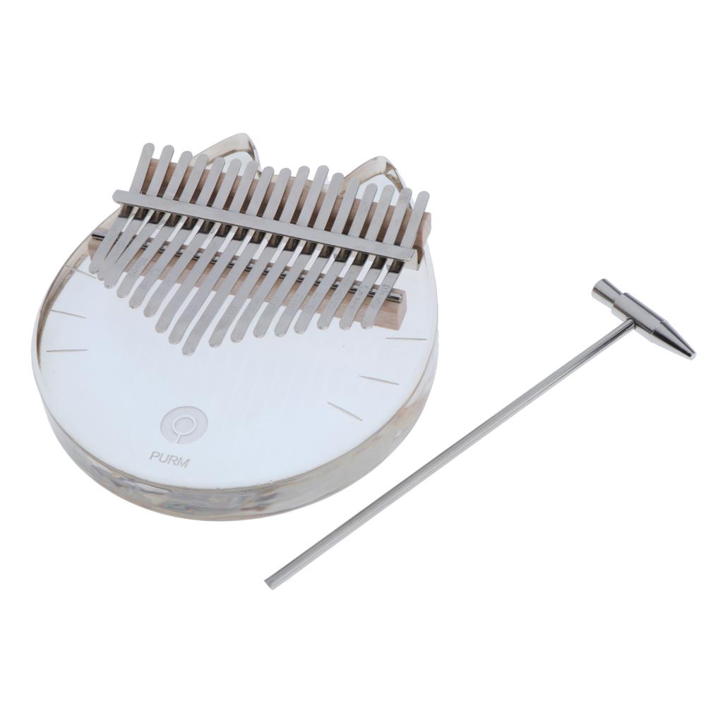 Kalimba 17 touches en acryliqu - Musical Instrument Kids avis et prix