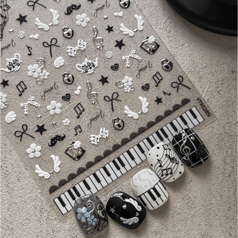 Autocollants pour ongles à not - Musical Instrument Images avis et prix