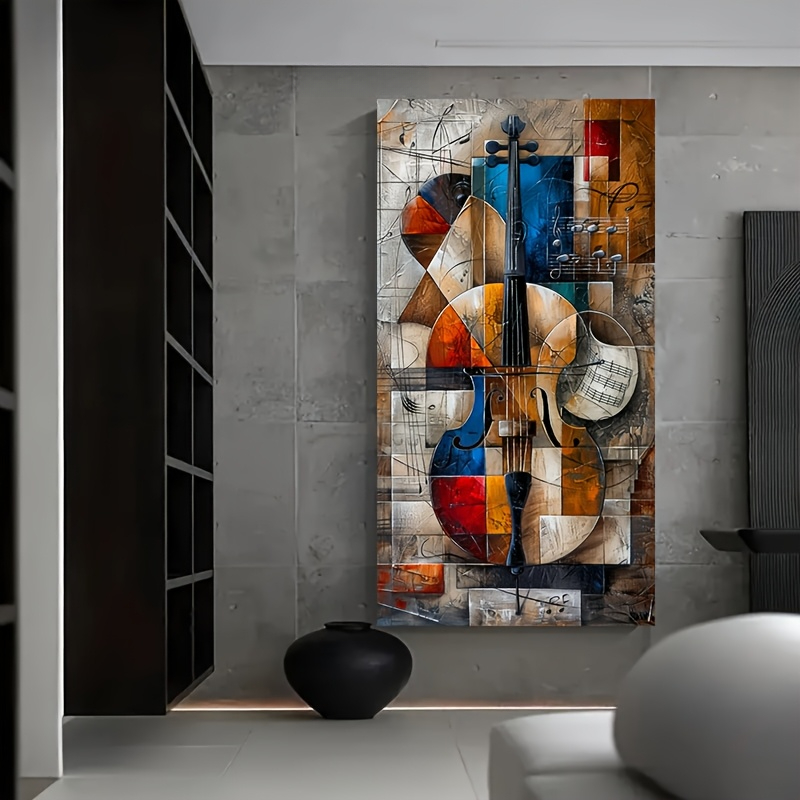 Affiche de violoncelle abstrai - Musical Instrument Images avis et prix